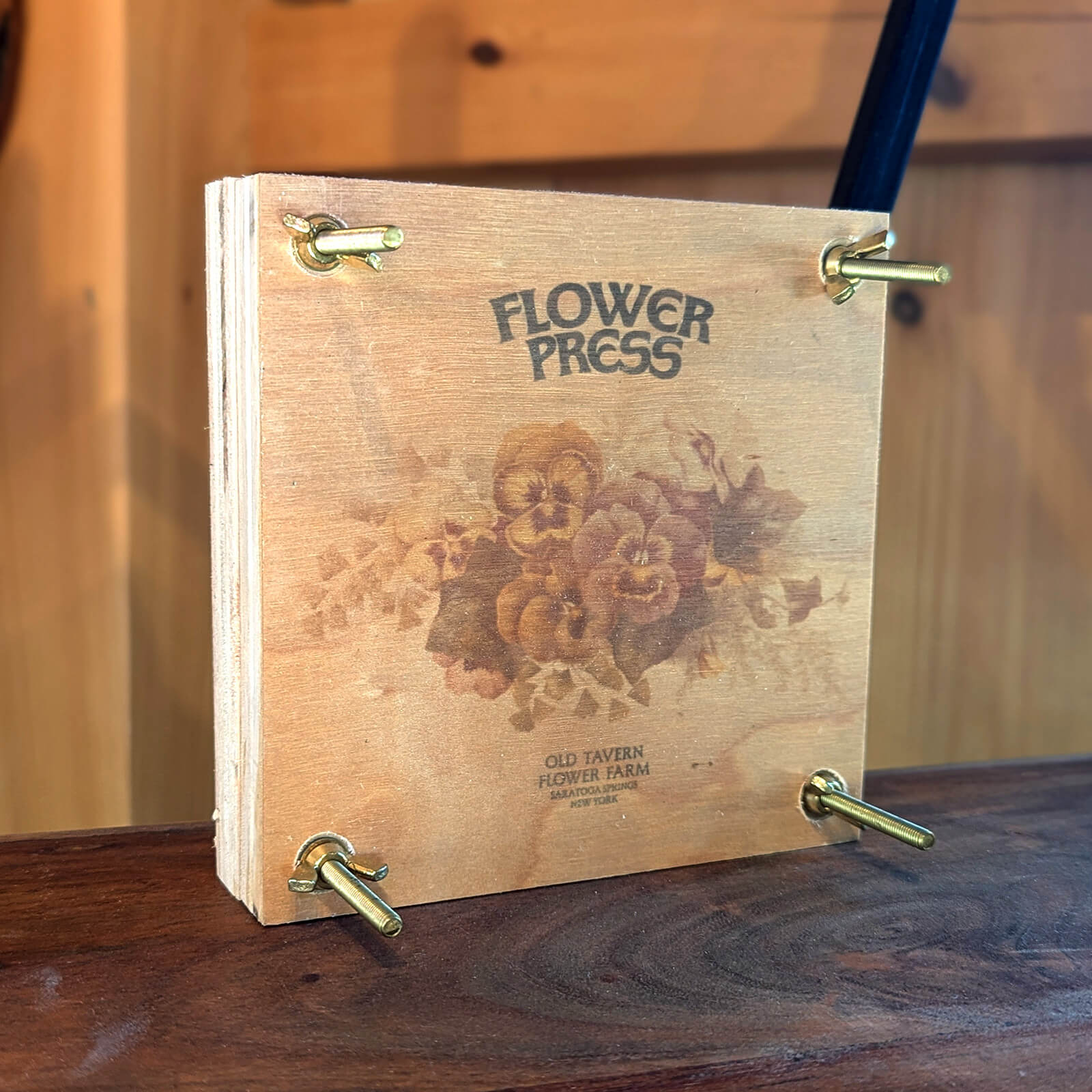 Wooden Flower Press – Old Tavern Farm