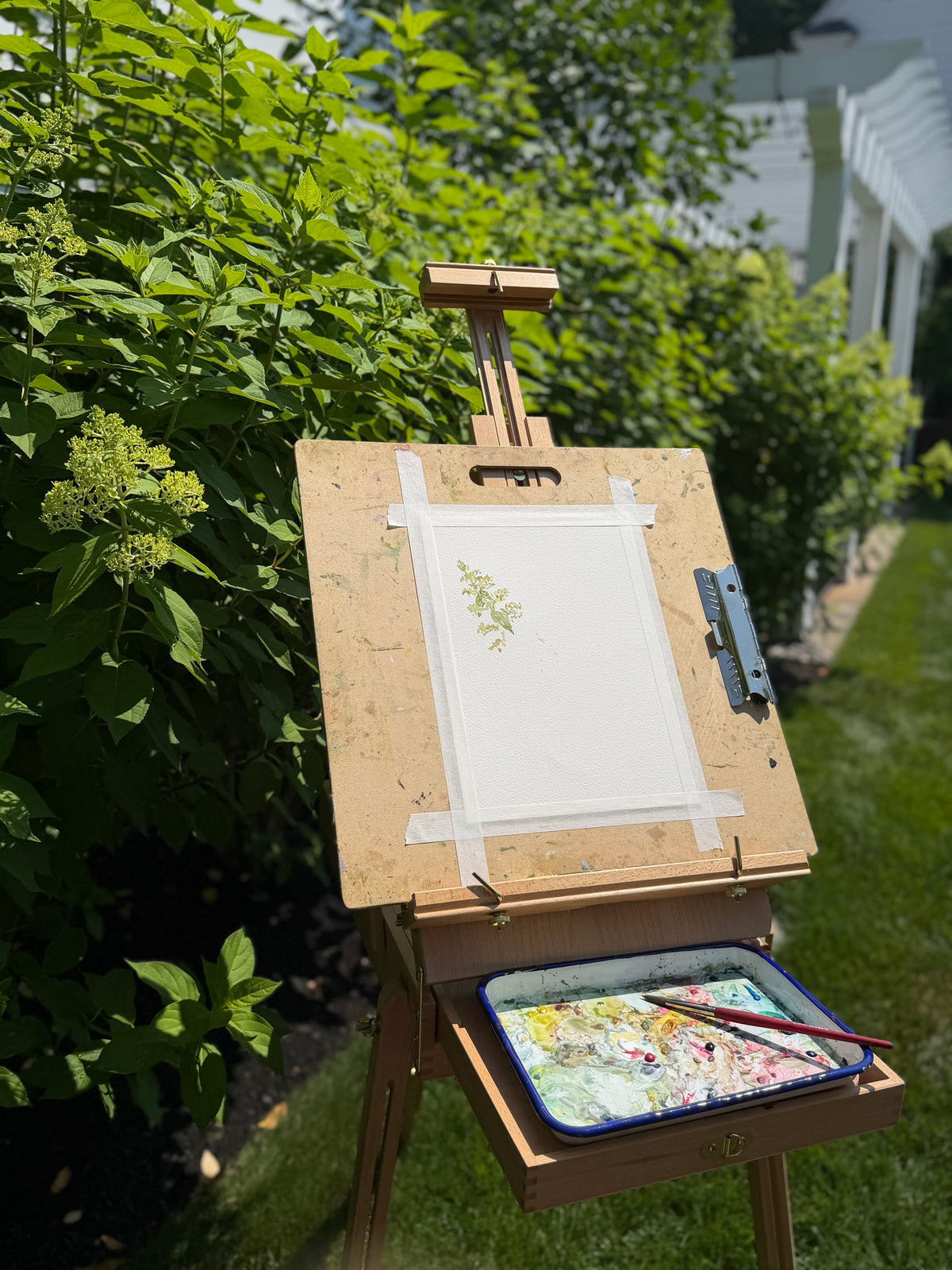 Plein Air Painting at the Tea House (Wednesday, August 5)