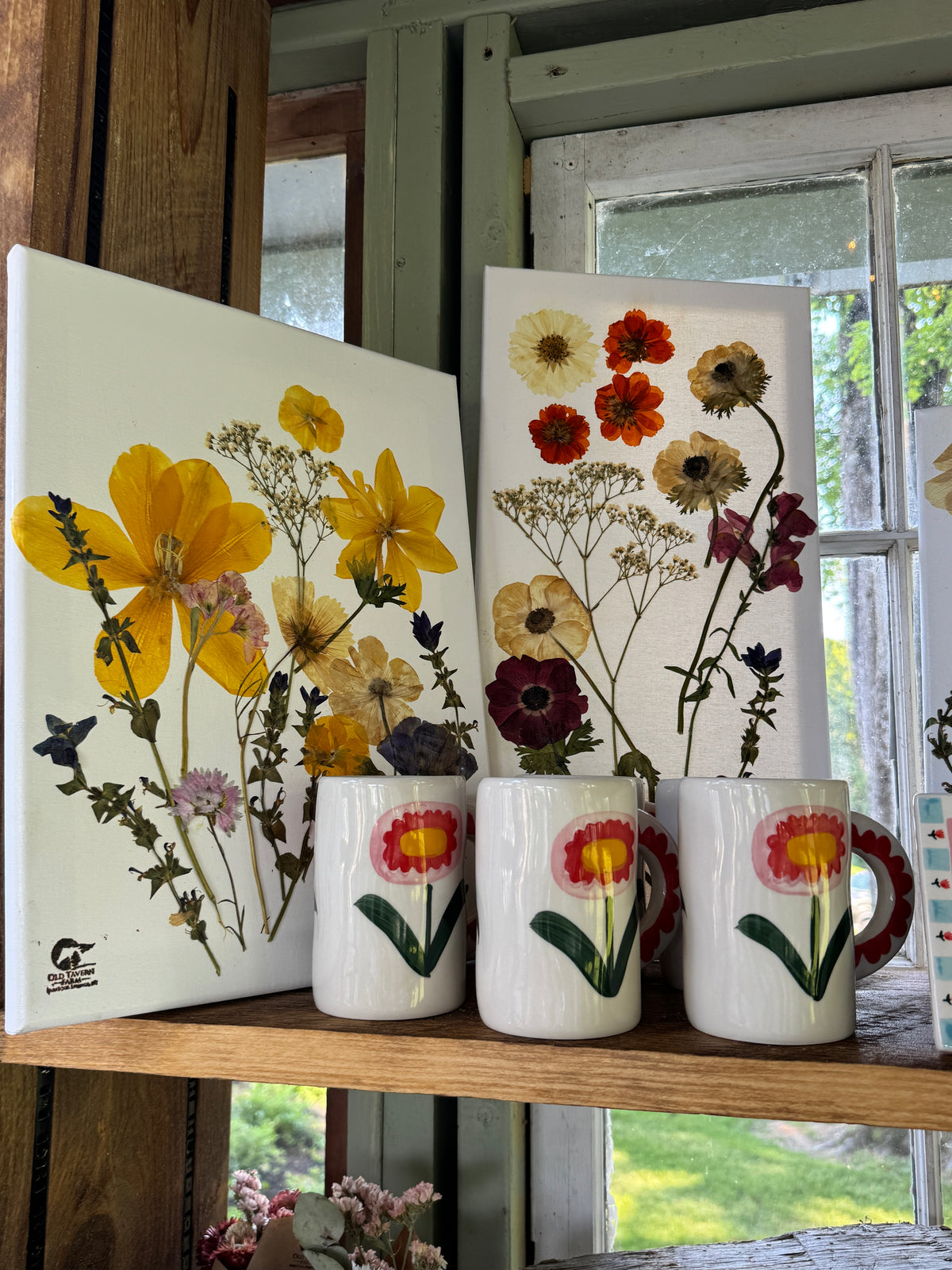 TH: Pressed Flower Canvas