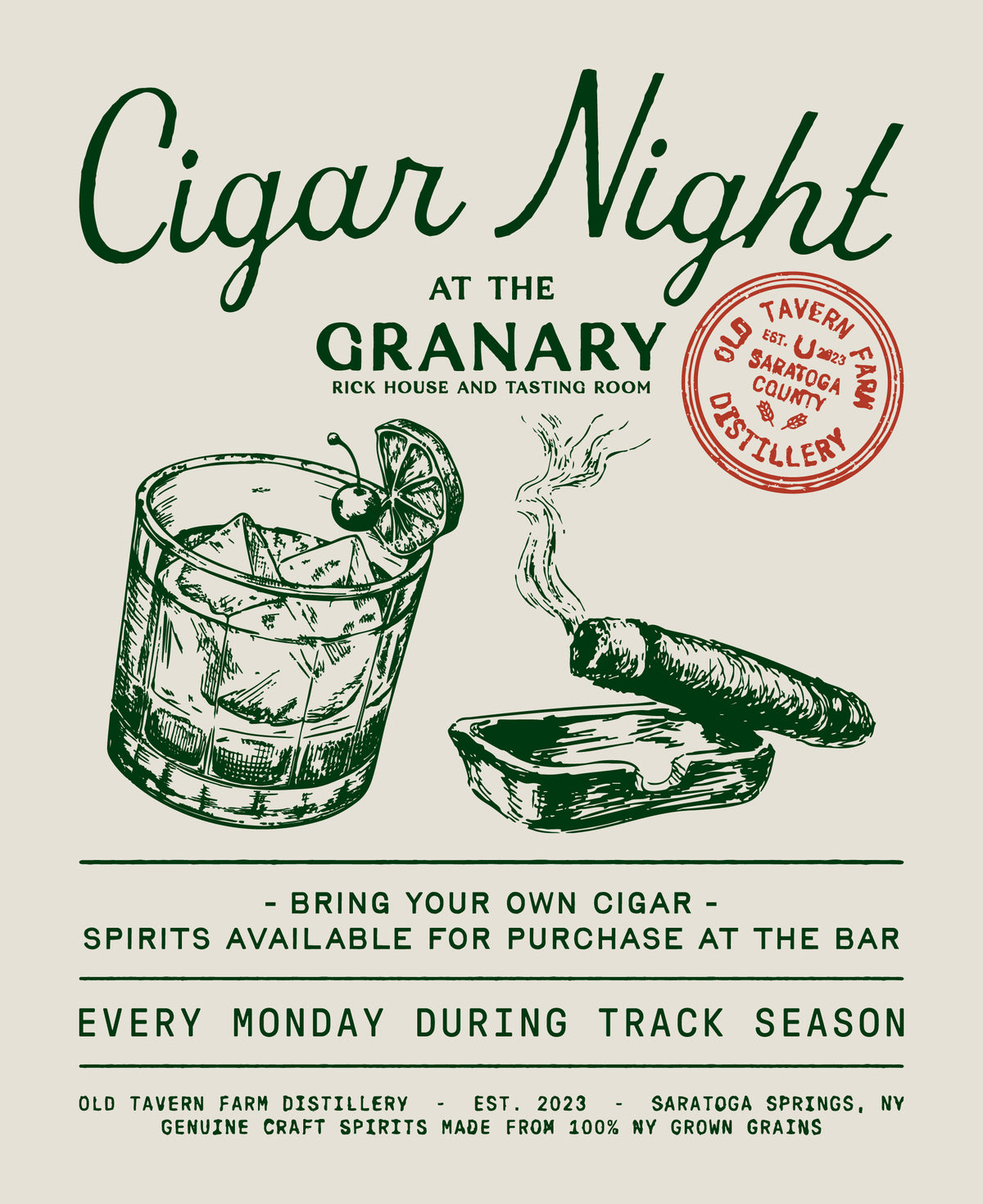 Cigar Night at the Granary – RSVP