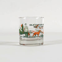 Old Tavern Farm Distillery "Duck Hunt" printed 11oz rocks glass