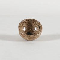Handmade ceramic small brown speckle bowl
