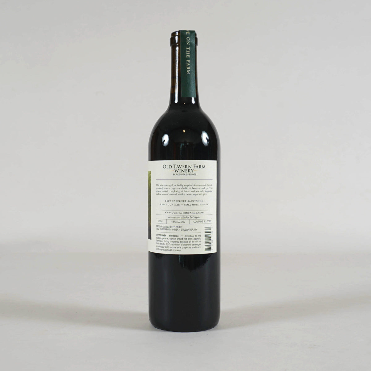 Old Tavern Farm Winery Whiskey Barrel Aged Cabernet Sauvignon