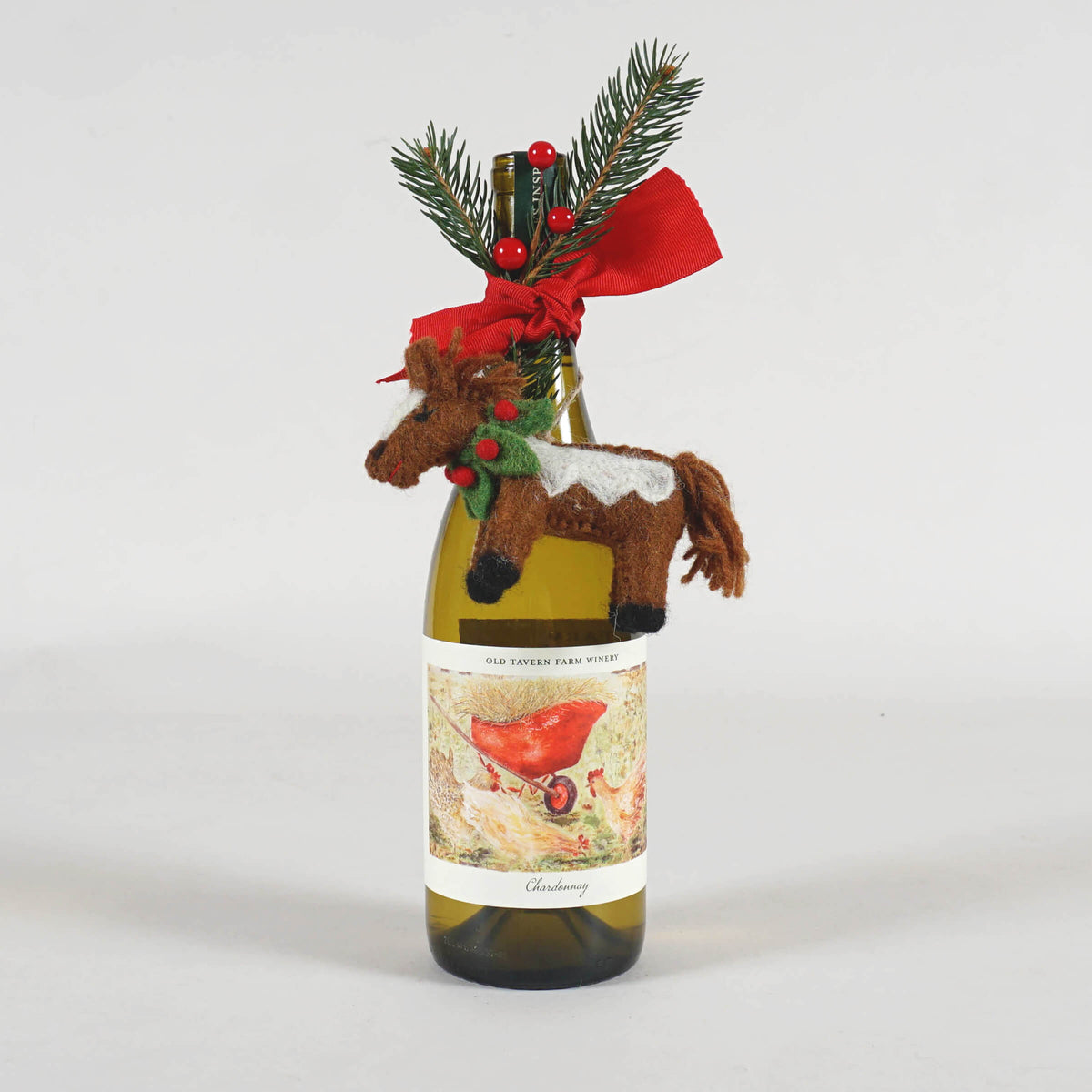 Holiday Wine & Ornament