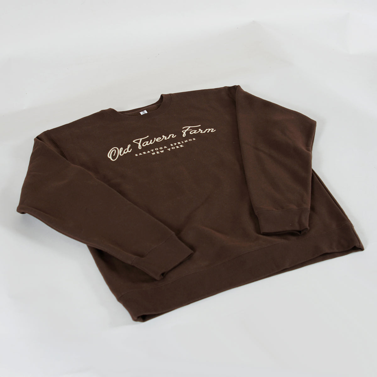 Old Tavern Farm Classic Farm Crewneck, Brown