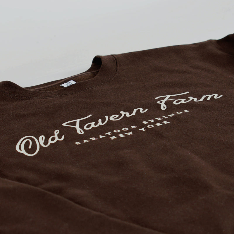 Old Tavern Farm Classic Farm Crewneck, Brown