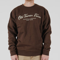 Old Tavern Farm Classic Farm Crewneck, Brown