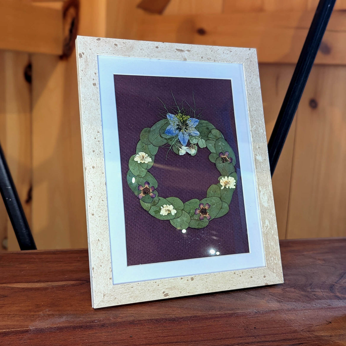 Old Tavern Flower Farm Pressed Floral Art Frame