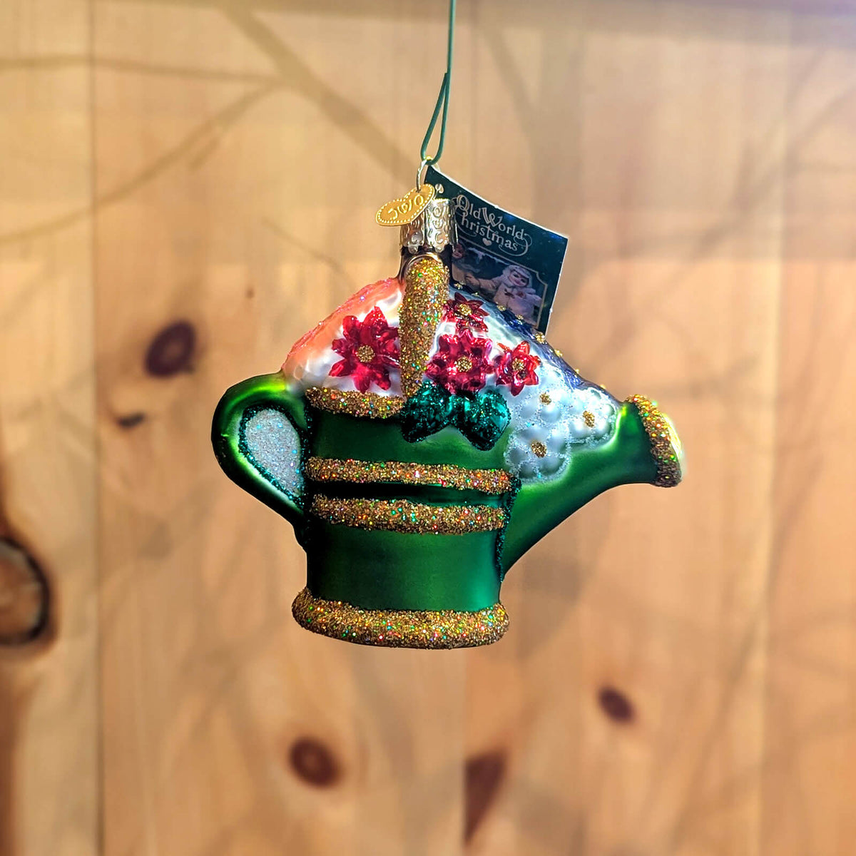 Glass Ornament - Watering Can