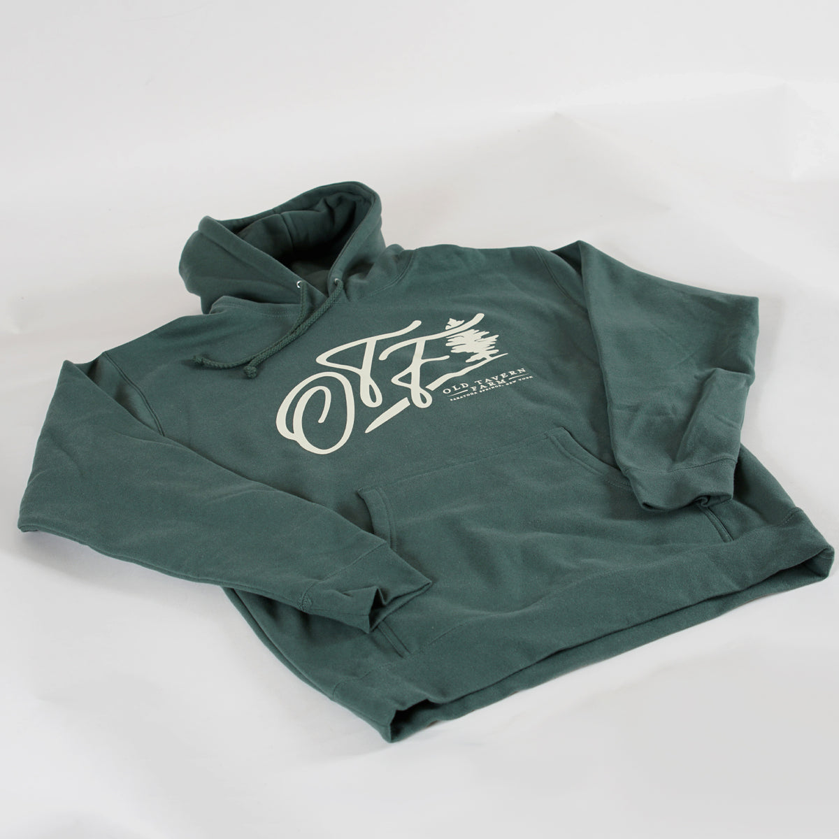 Old Tavern Farm Monogram Hoodie, Green