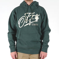 Old Tavern Farm Monogram Hoodie, Green