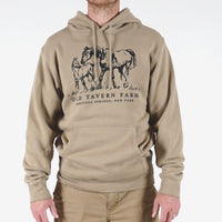 Old Tavern Farm Mare and Foal Hoodie, Sand
