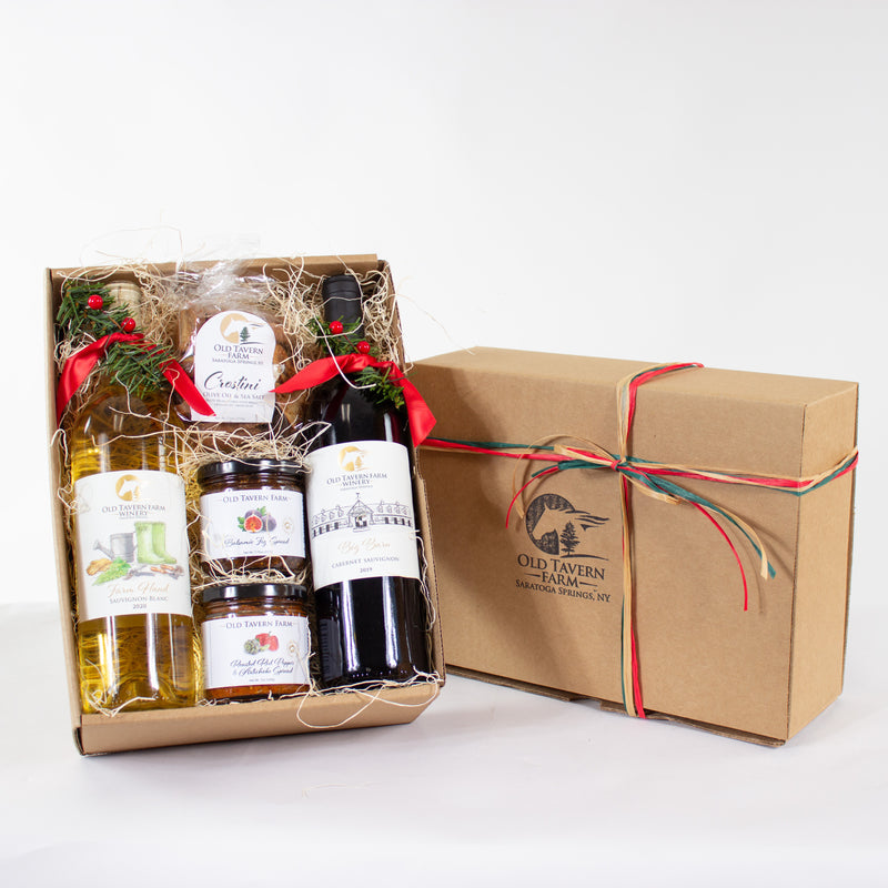 Deluxe Wine & Gourmet Spreads Gift Box